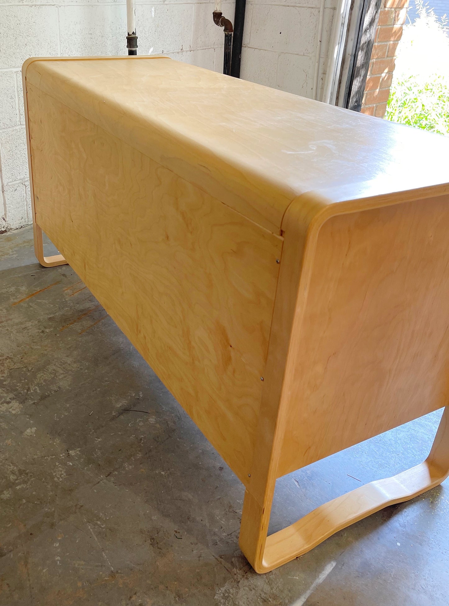 Vintage IKEA Dresser - Anes - Birch Plywood with Curved Legs