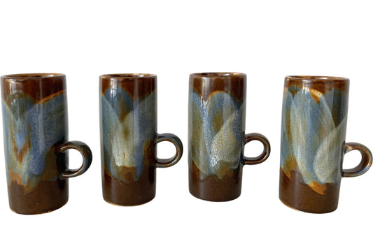 Vintage Caffe D'Vita Ceramic Art Pottery Espresso Cup