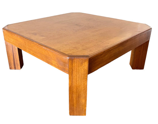 Vintage Art Deco Wood Coffee Table