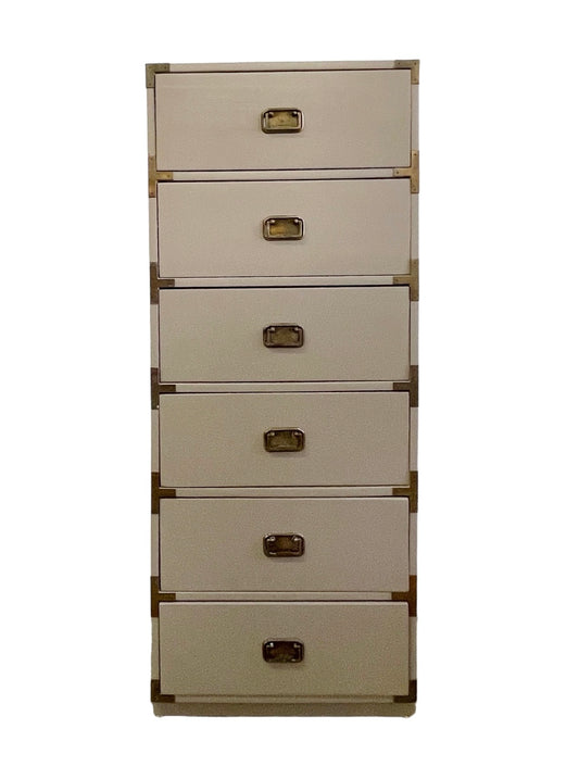 Vintage Campaigner 6 Drawer Dresser