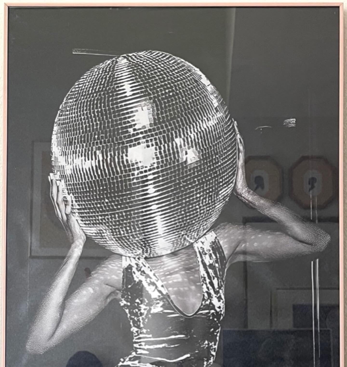 Vintage Frame with Badass Disco Ball It Girl